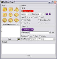 Integrated Dice Roller